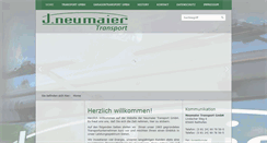 Desktop Screenshot of neumaier-transport.de